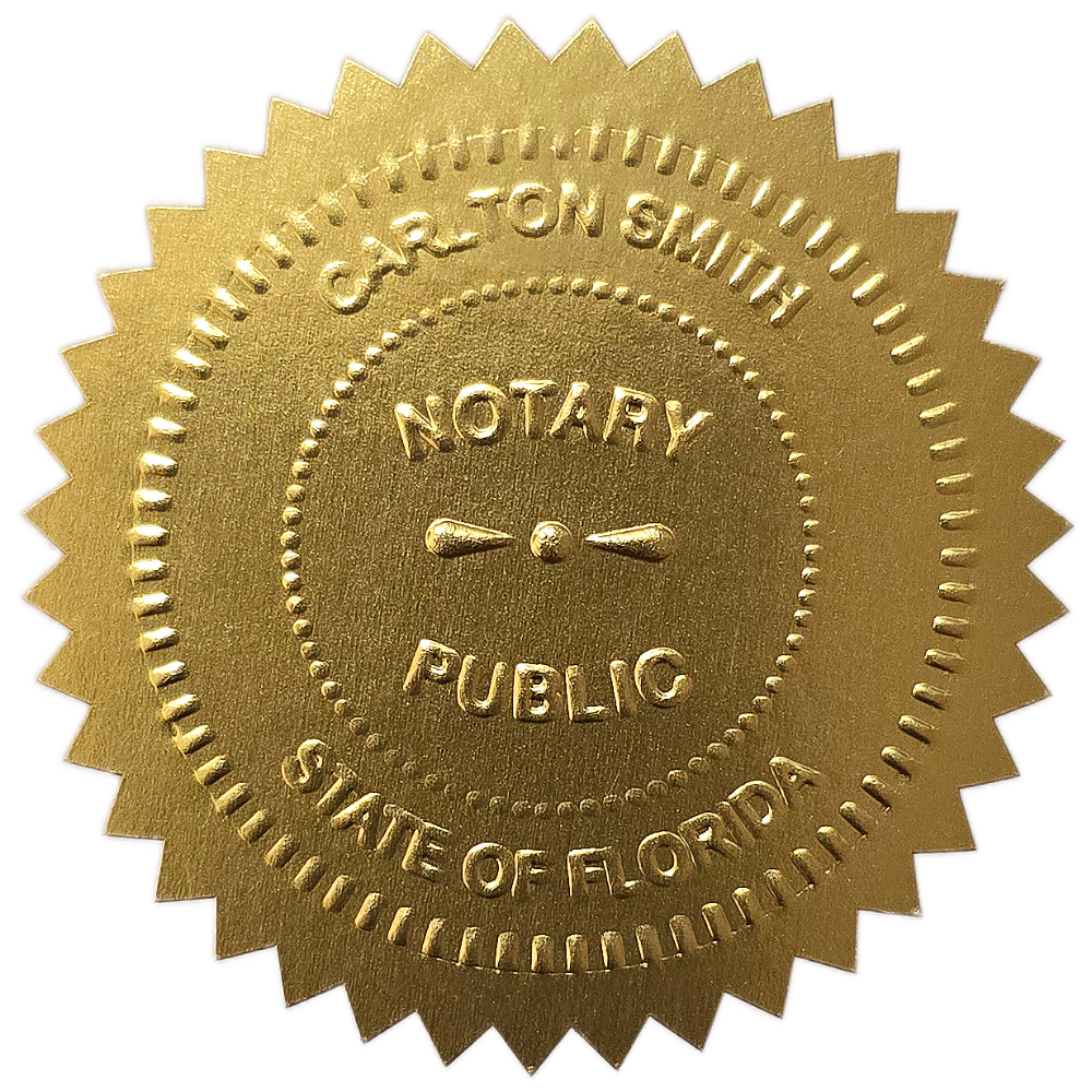 Professional Notary Seal